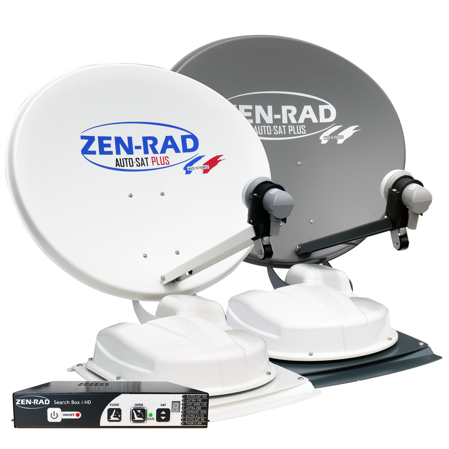Antenne satellite automatique - AUTO-SAT PLUS 60 + SEARCH BOX i-HD