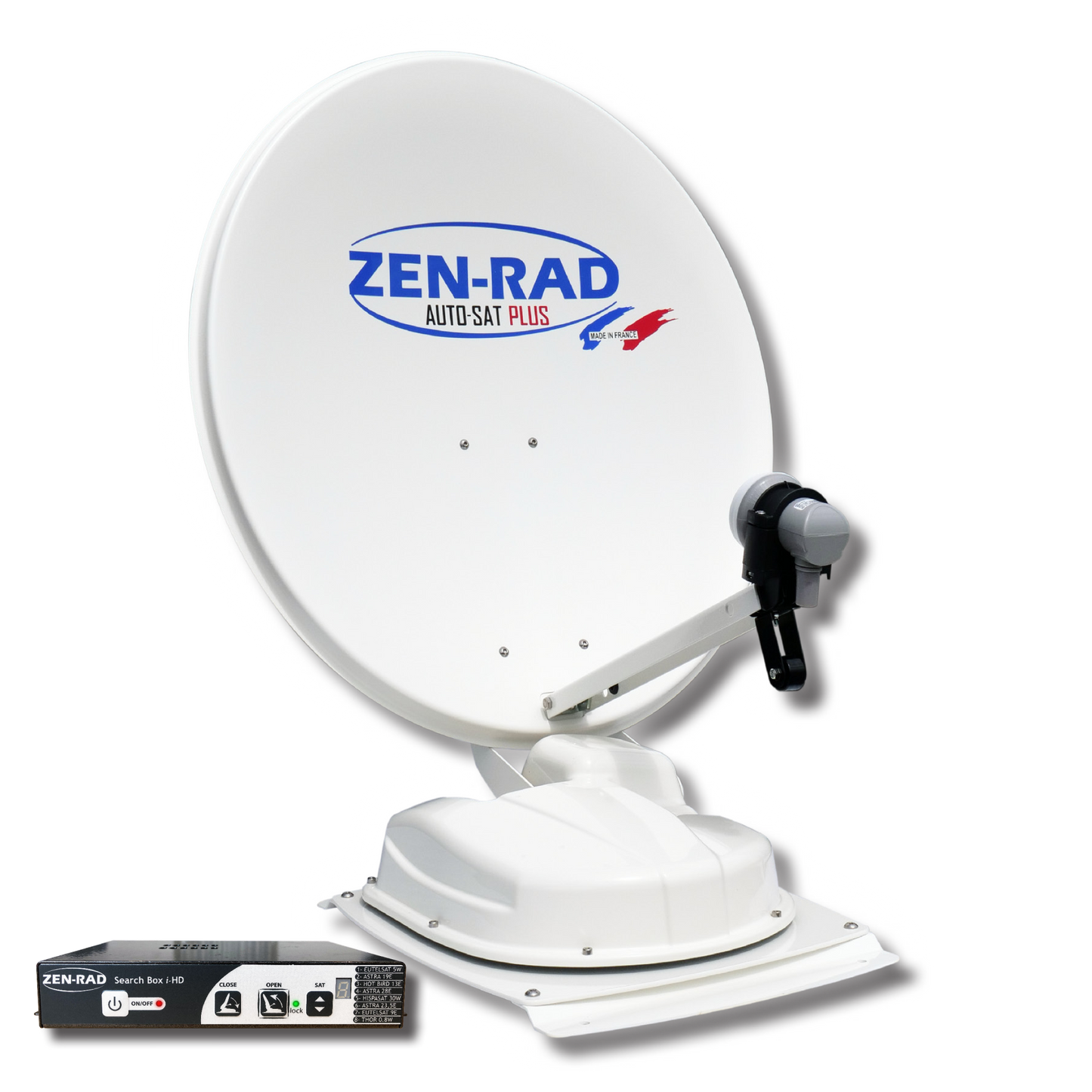 Antenne satellite automatique - AUTO-SAT PLUS 65 + SEARCH BOX i-HD