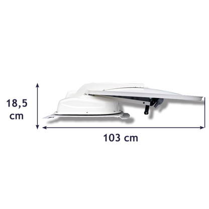 Antenne satellite automatique - AUTO-SAT PLUS 85 + SEARCH BOX i-HD