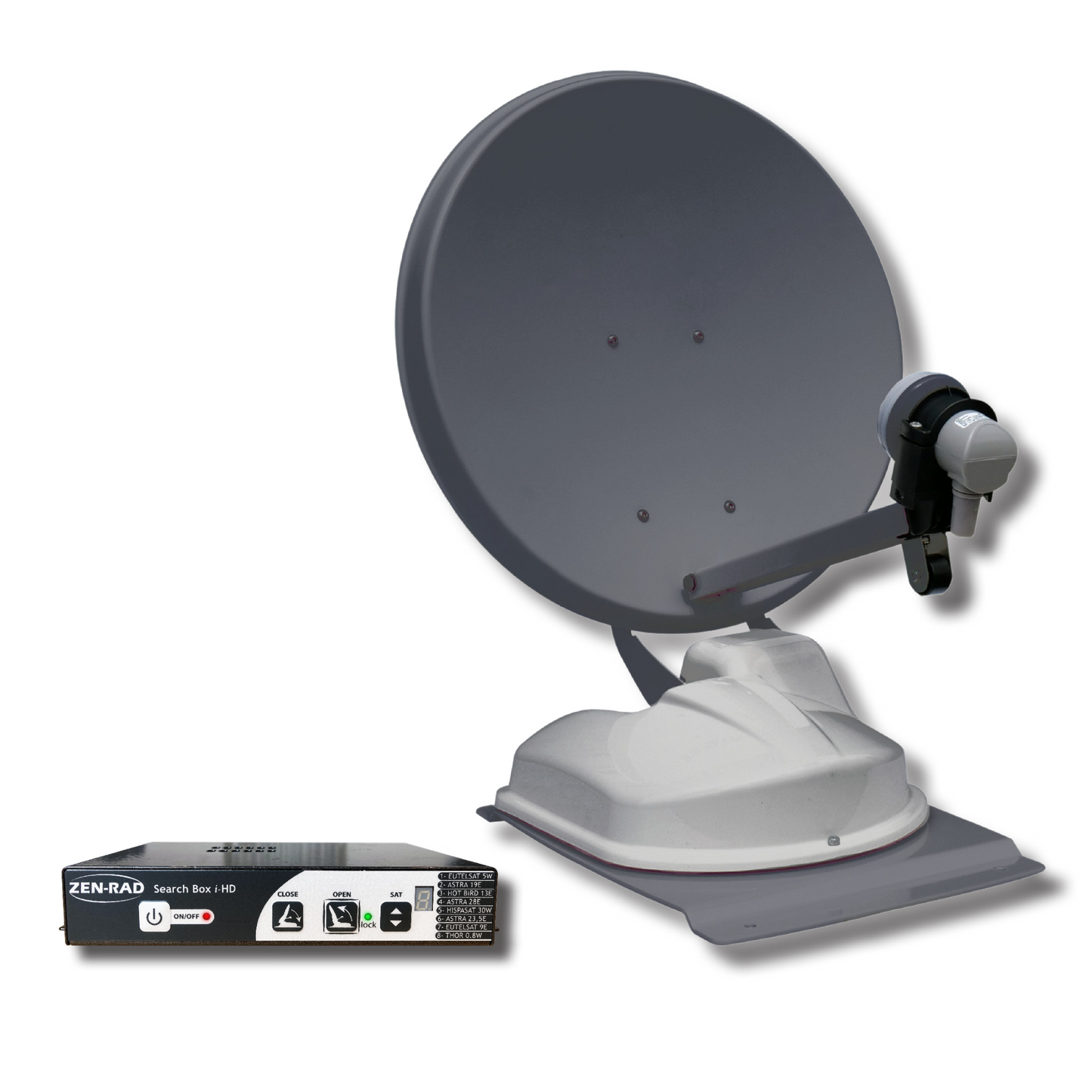 Antenne satellite automatique - AUTO-SAT Compact 40 + SEARCH BOX i-HD