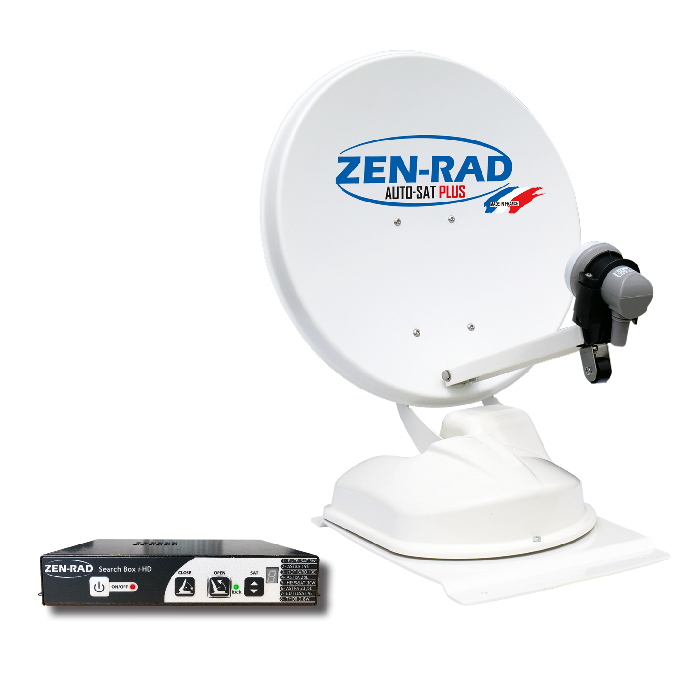 Antenne satellite automatique - AUTO-SAT Compact 40 + SEARCH BOX i-HD