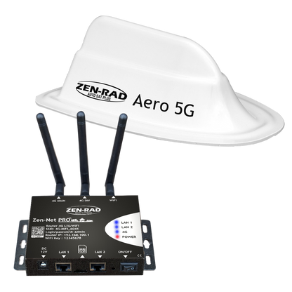 Exclusivité Web - Pack Routeur Internet WiFi ZEN-NET PRO 4G  + Antenne Internet 5G Aero