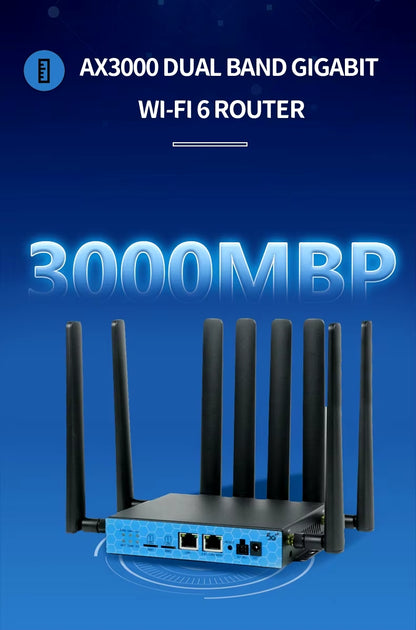 Routeur ZEN-NET 5G Pro  Double Bande WiFi 6 - 5G - 2.5G WAN/LAN avec Dual SIM
