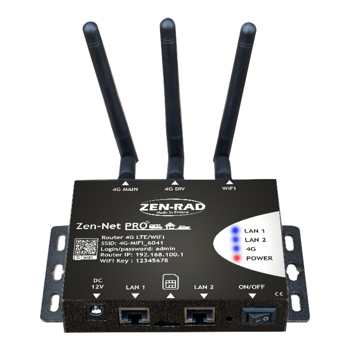Routeur Internet ZEN-NET PRO 4G - Idéal pour les camping-cars